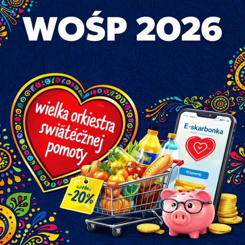 WOŚP 2026: pomoc i zakupy bez nadwyrężania budżetu