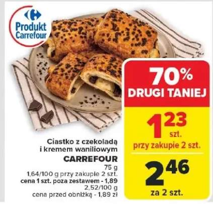 ciastko z kremem