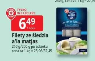 śledź filety