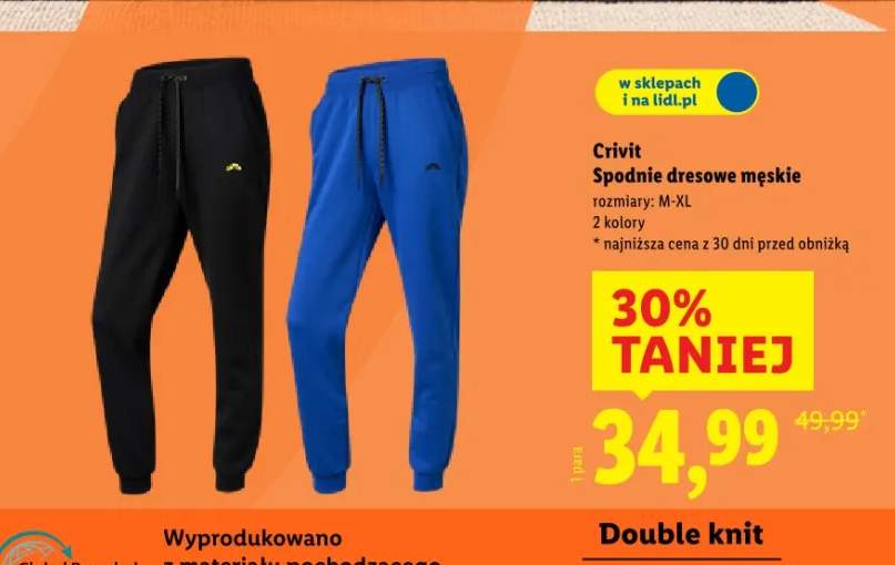 spodnie dresowe męskie