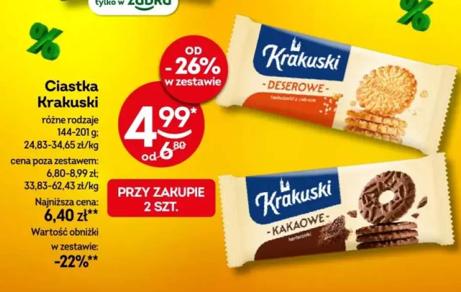 ciastka kakaowe