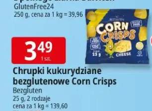 chrupki kukurydziane bezglutenowe
