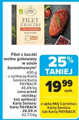 filet z kaczki wolno gotowany