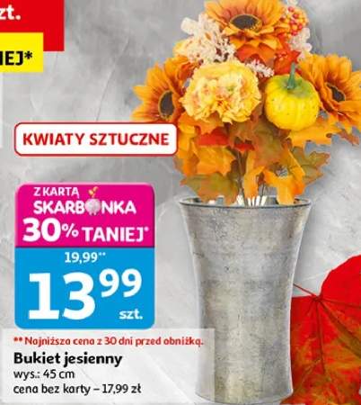 bukiet sztucznych kwiatów