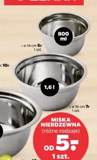miska nierdzewna