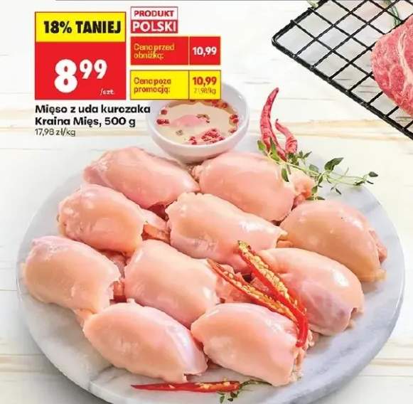 mięso z uda kurczaka