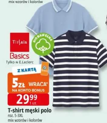 T-shirt męski polo roz. S-3XL mix wzorów i kolorów