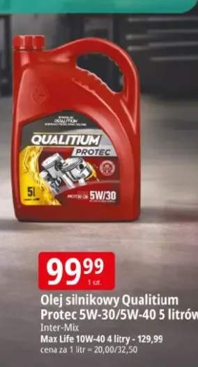 Olej silnikowy Qualitium Protec 5W-30/5W-40
