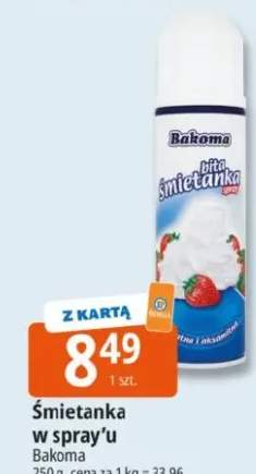 Śmietanka w spray'u