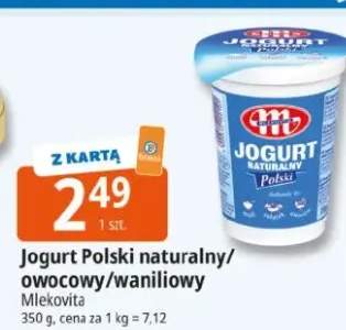 Jogurt Polski naturalny/owocowy/waniliowy