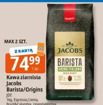 Kawa ziarnista Barista/Origins