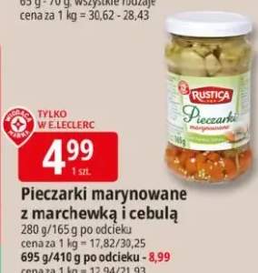 Pieczarki marynowane z marchewką i cebulą