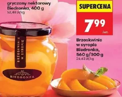 brzoskwinie w syropie