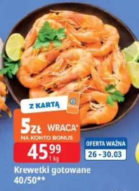Krewetki gotowane 40/50