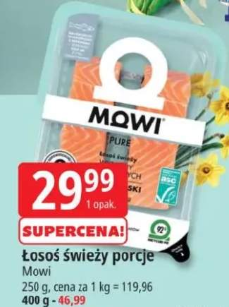 Łosoś świeży porcje