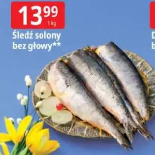 Śledź solony bez głowy