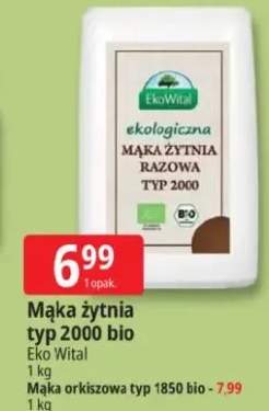 Mąka żytnia typ 2000 bio