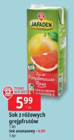 Sok z różowych grejpfrutów