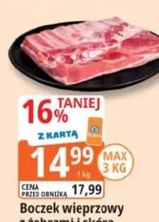 Boczek wieprzowy z żebrami i skórą