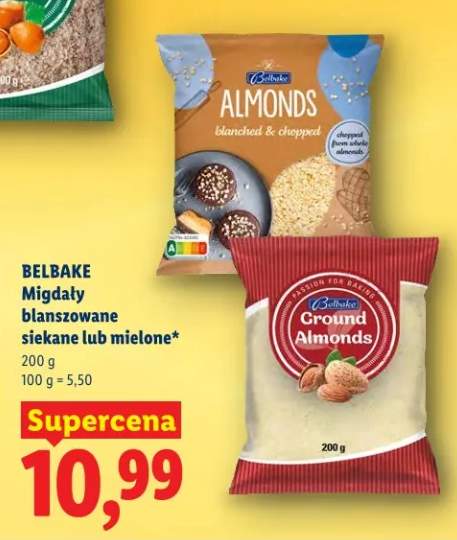 migdały blanszowane