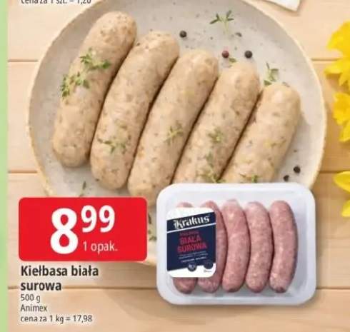 Kiełbasa biała surowa