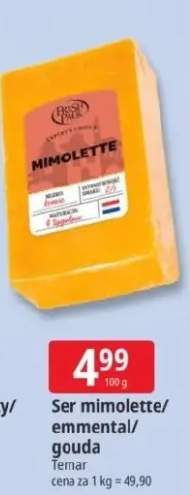 Ser mimolette/emmental/maasdam