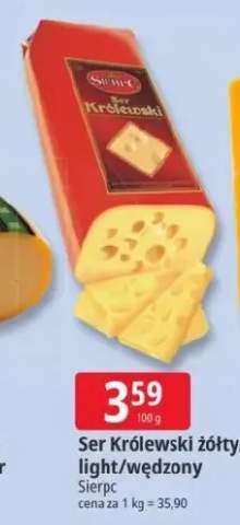 Ser Królewski żółty/light/wędzony