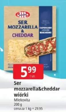 Ser mozzarella&cheddar wiórki