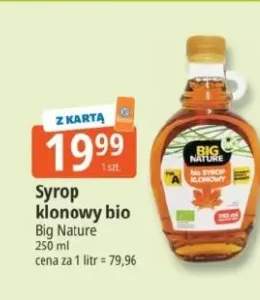 Syrop klonowy bio