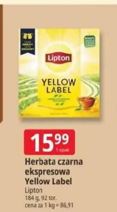 Herbata czarna ekspresowa Yellow Label