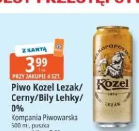Piwo Kozel Lezak/Cerny/Biły Lehky/0%