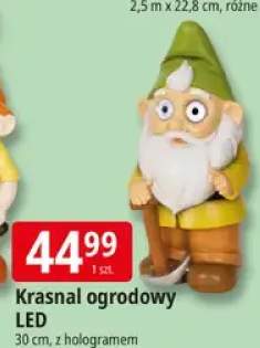 Krasnal ogrodowy LED