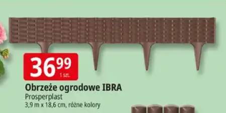 Obrzeże ogrodowe IBRA Prosperplast różne kolory