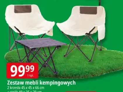 Zestaw mebli kempingowych
