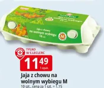 Jaja z chowu na wolnym wybiegu M