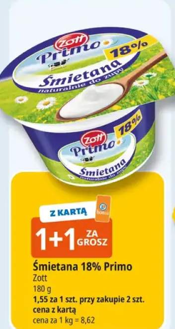 Śmietana 18% Primo