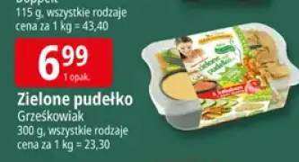 Zielone pudełko słodko-wytrawne