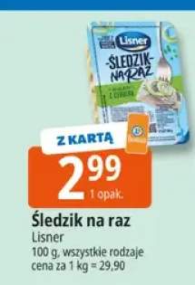 Śledź na raz