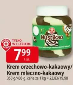 Krem orzechowo-kakaowy/Krem mleczno-kakaowy