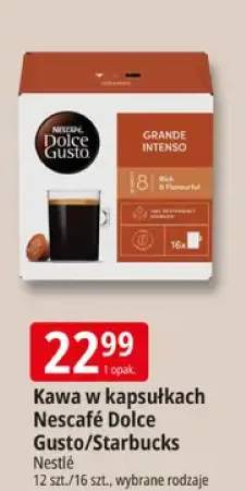 Kawa w kapsułkach Nescafe Dolce Gusto/Starbucks