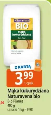 Mąka kukurydziana Naturavena bio