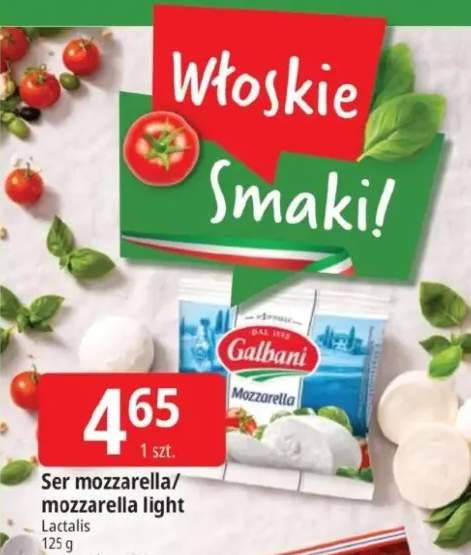 Ser mozzarella/mozzarella light