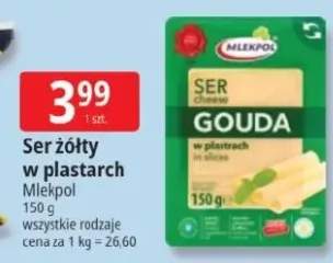 Ser żółty w plastrach