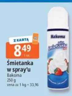 Śmietanka w spray'u