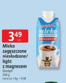 Mleko zagęszczone niesłodzone/light z magnezem