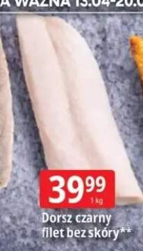 Dorsz czarny filet bez skóry