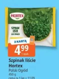 Szpinak liście