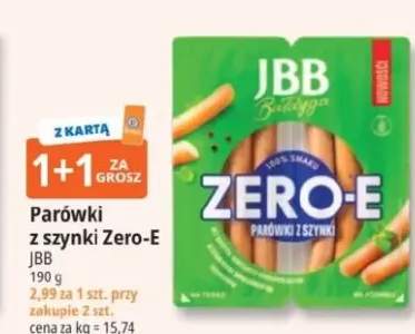 Parówki szynki Zero-E