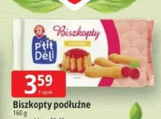 Biszkopty podłużne