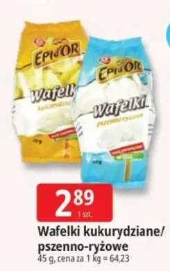 Wafelki kukurydziane/pszenno-ryżowe